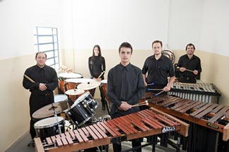 Grupo de Percussão do Conservatório de Tatuí em São José do Rio Pardo