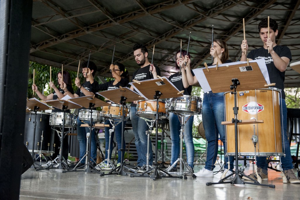 Música na Praça: Grupo de Percussão do Conservatório de Tatuí