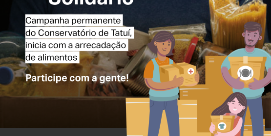 Campanha #ConservaSolidário arrecada alimentos para estudantes da instituição